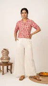 K 960 New Colors By Naisha Cotton Printed Crop Shirt
